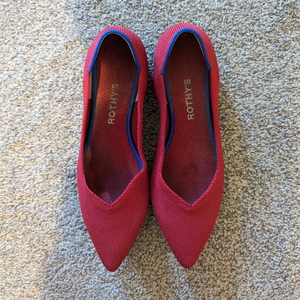 The Point Rothys Size 9 Red